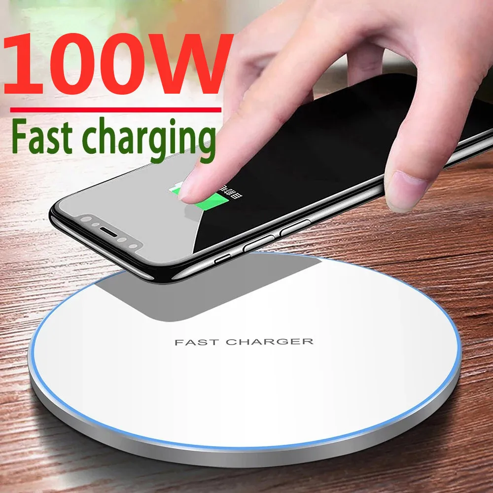 100W Wireless Charger Type C Fast Charging Pad Docking Station Phone