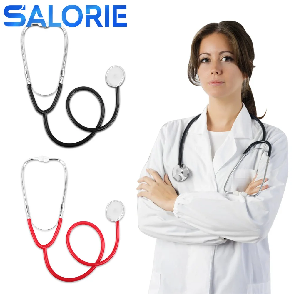 Single Sided Complete Adult Professional Medical Stethoscope Nurse Doctor Student Medicine Veterinary Portable Phonendoscope medical stethoscope