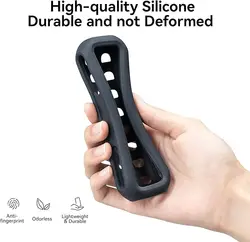 DOCKCASE Durable Full - Body Silicone Protective SSD Enclosure (Black  (case only ))