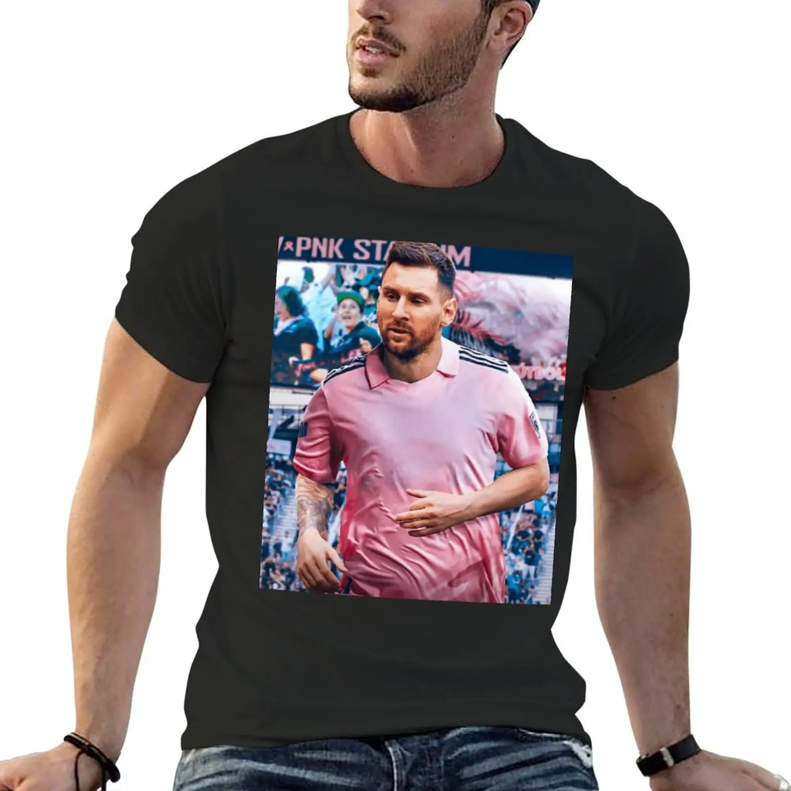 Celebrazione Brasio E Andrre E Messi E Argentina No.10 Capra Caricatura 45 T-Shirt Girocollo Motion Top Tee Graphic Travel Fu
