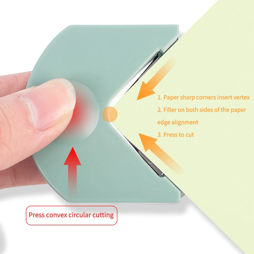 Mini Corner Rounder Portable Punch For Cards Photos Cutting Film Business Card Chamferer Rounded Corner Cutting Plastic Pvc Hot corner cutter corner punch fillet cutting tool bevel cutter