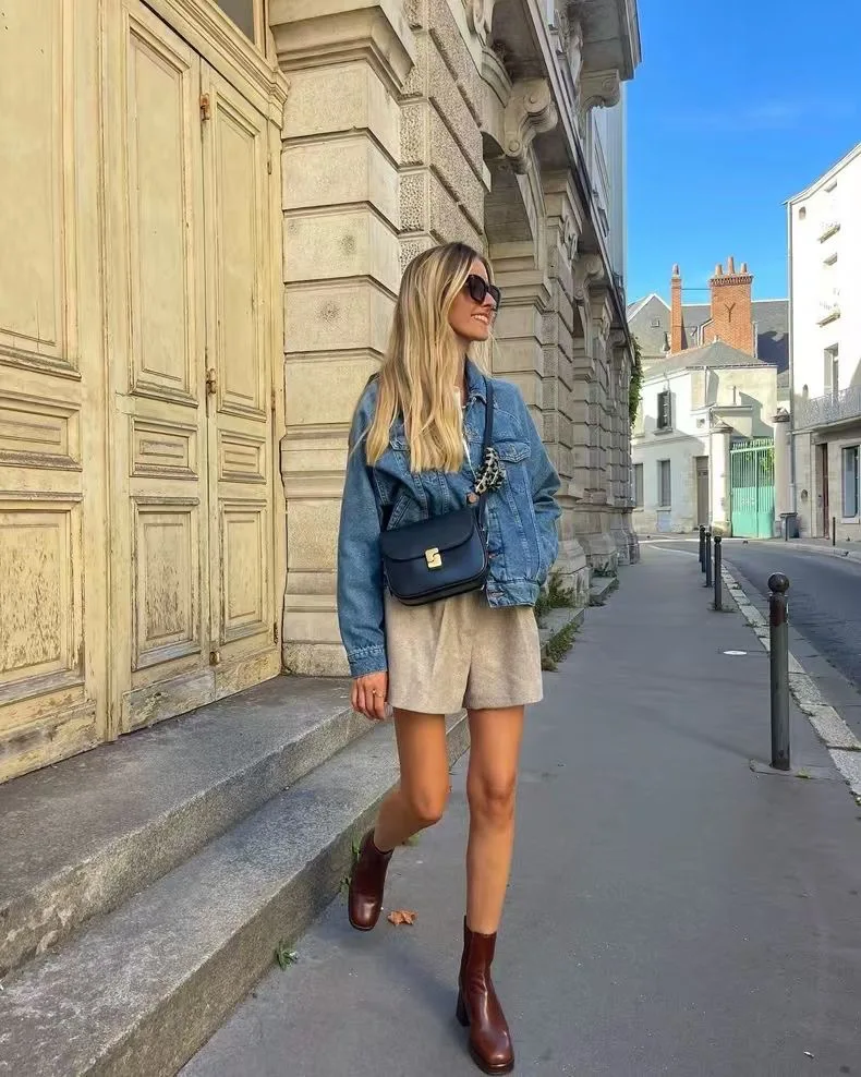 Sacoche d'aisselle élégante en cuir véritable