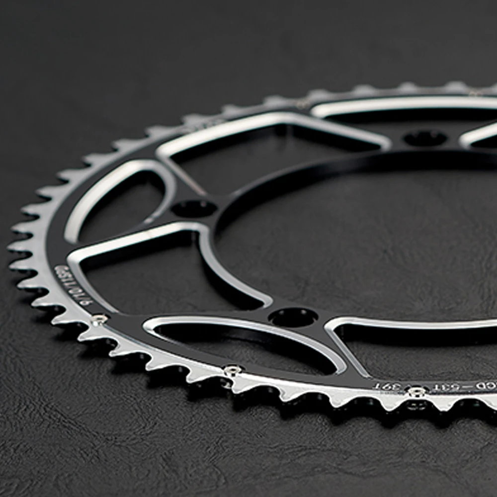 VXM 自転車ダブルチェーンリング 130BCD 39T 53T 42T 55T 46T 56T