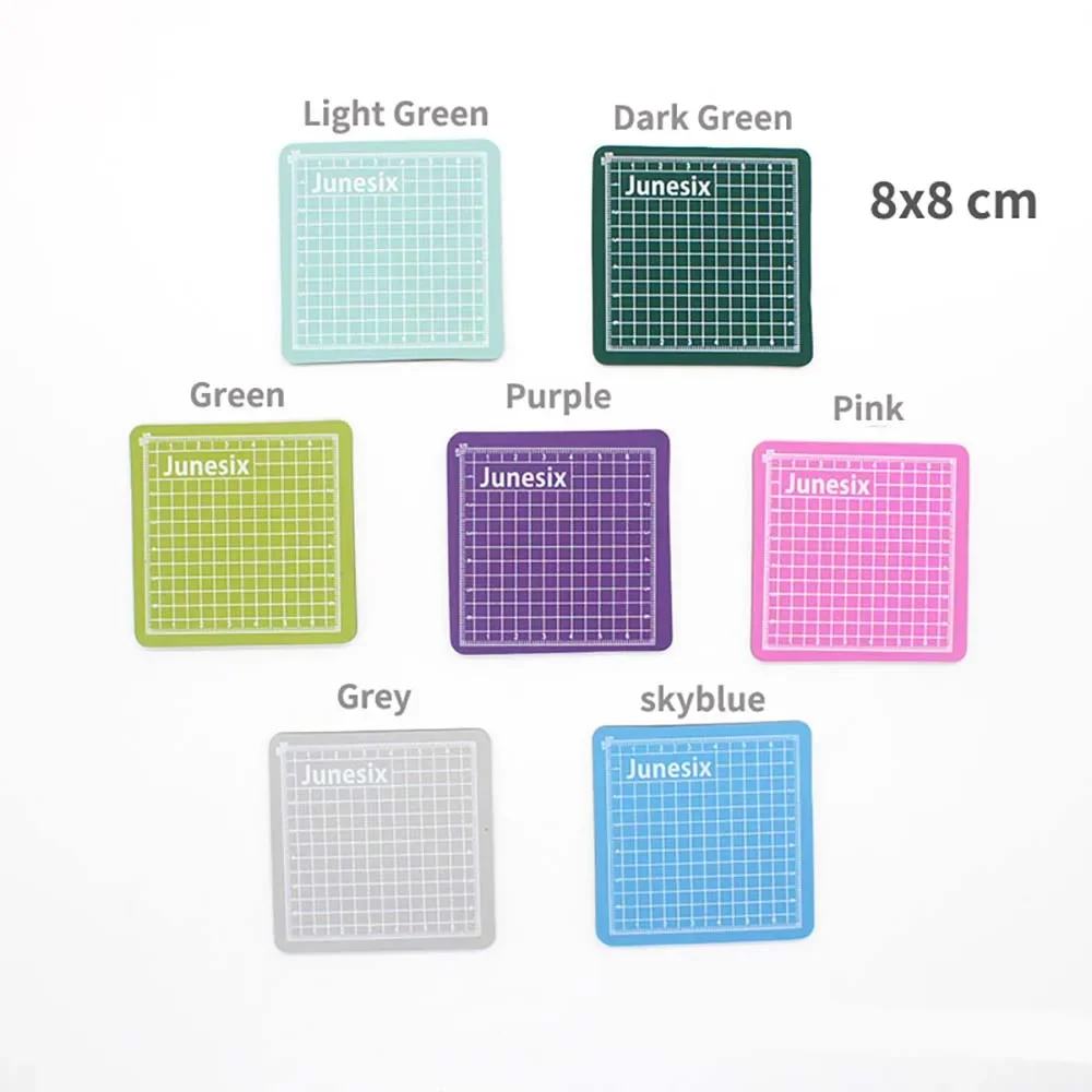 Cutting Mat Colorful Mini Model Cutting Mat Engraving Pad Art Supplies 1PC 8*8cm for School Tools