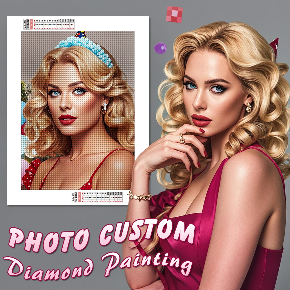 Photo DIY Diamond Painting Full Square Round Drill Embroidery Set Mosaic Crafts Supplies Home Leisure Gift,diamond painting
