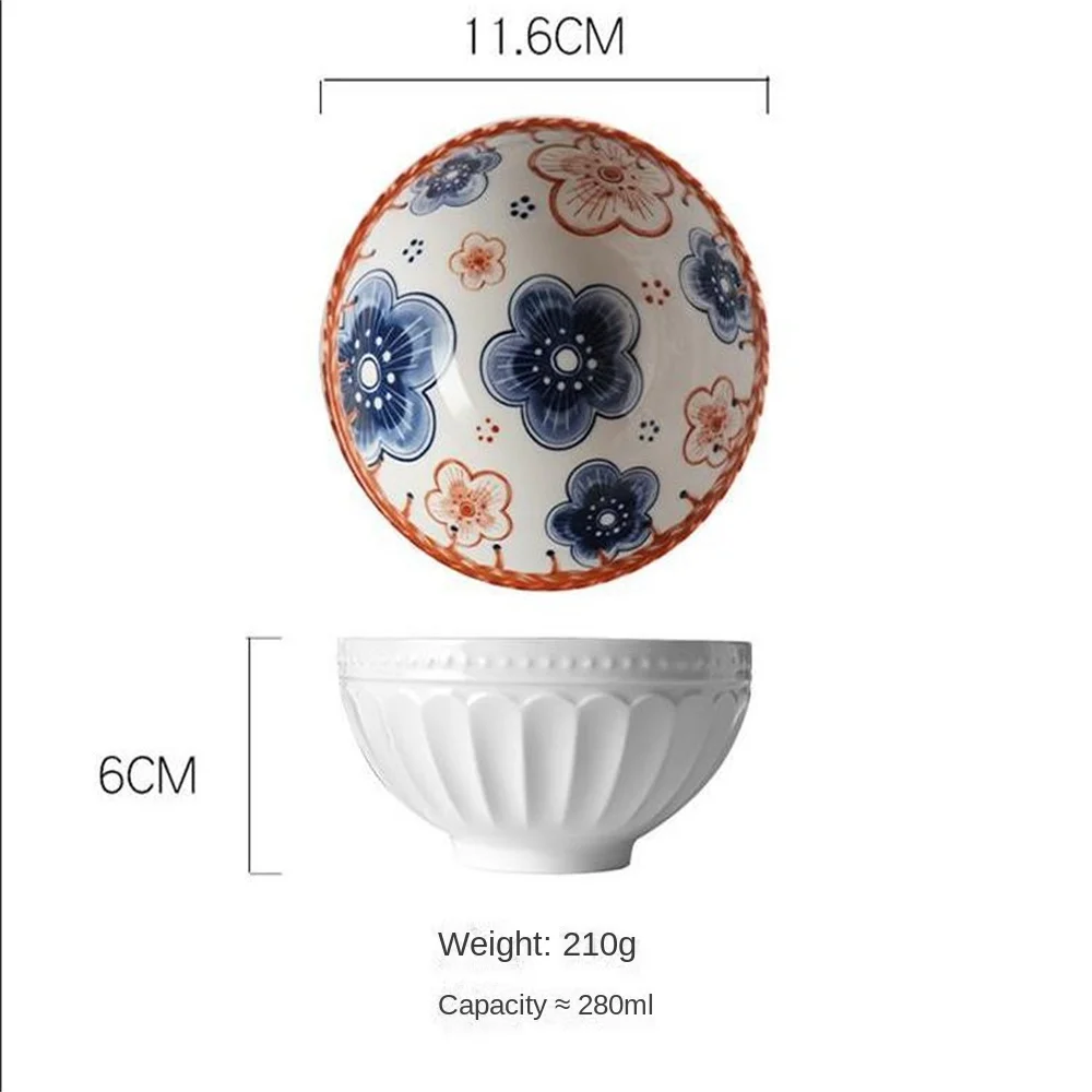 Ceramic Japanese Style Tableware Set - Luxury Baby Adult Dish Cute Feeding Bowls Gift Idea