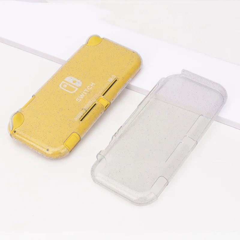 Transparent Protective TPU Soft Shell for Nintendo Switch Lite - Anti-Slip Shiny Gamepad Cover