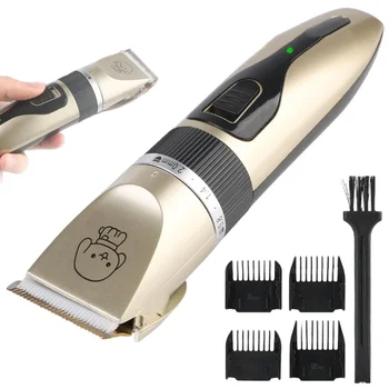 Cortapelos eléctricos para mascotas para afeitar perros y gatos; recortador de pelo para mascotas; afeitadora eléctrica de belleza. 1