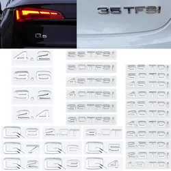 Premium Car Trunk Logo Sticker - Metallic Finish, Durable Adhesive, Weather - Resistant - 35TDI (Glossy black)