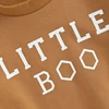 Halloween Toddler Boys Girls Sweatshirts - Cute Letter Print Crew Neck Long Sleeve Kids Pullovers for Fall - Trendy Tops for 1