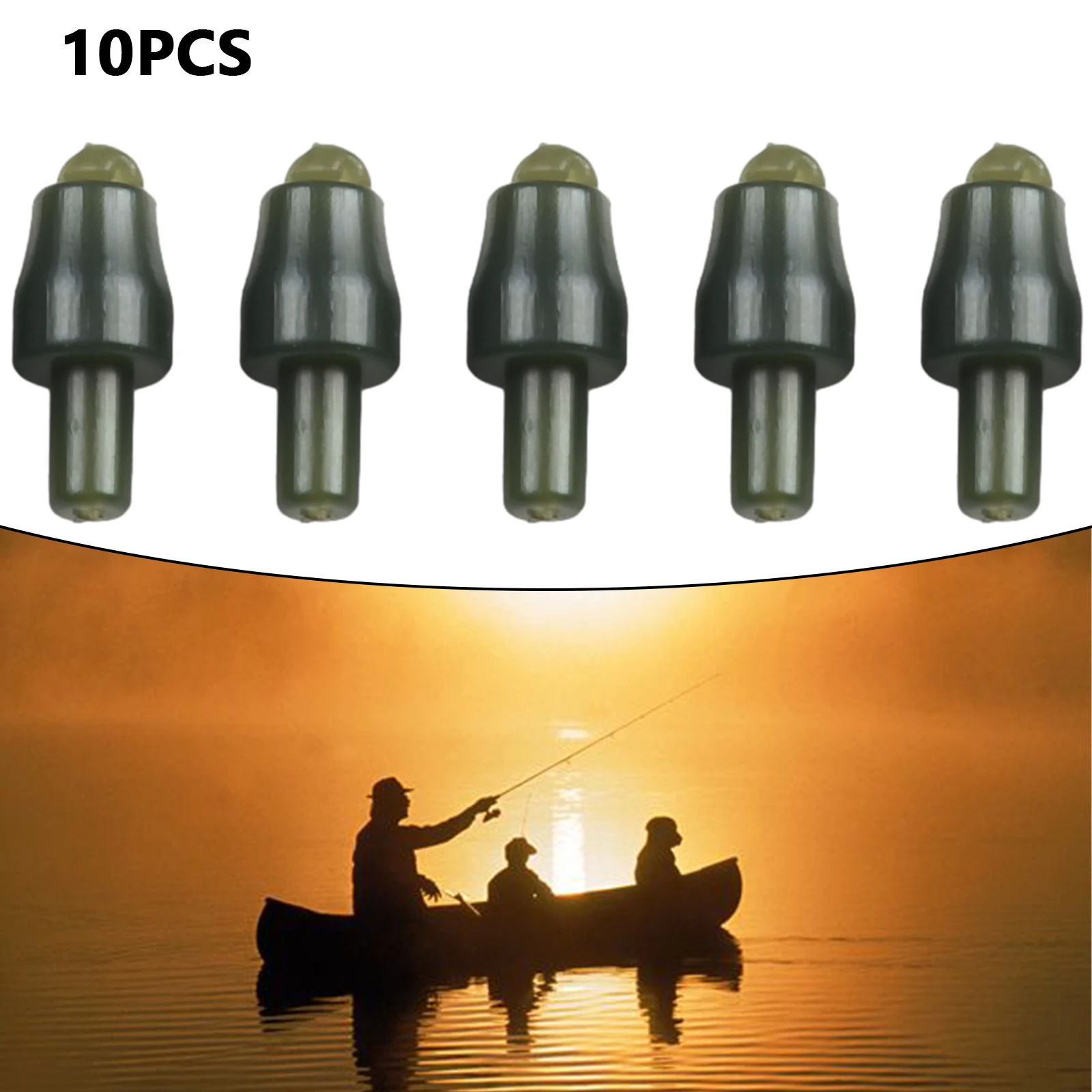 

Method Connector Feeder Connectors Green KIT Quick Change Connectors Silicone 10 Pcs/pack Feeder Rig Line Holder