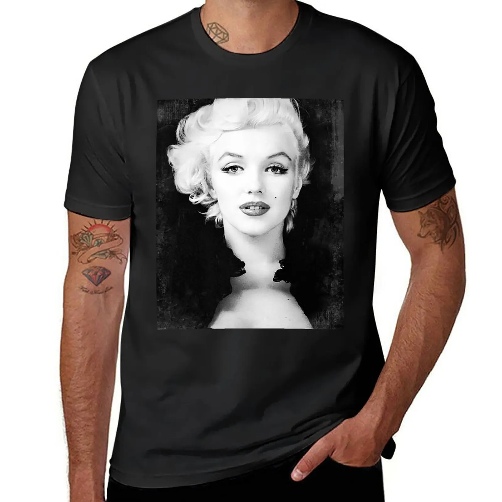 

Marilyn Monroe - BW Vintage - D17 футболка blondie футболка Милая одежда мужская футболка