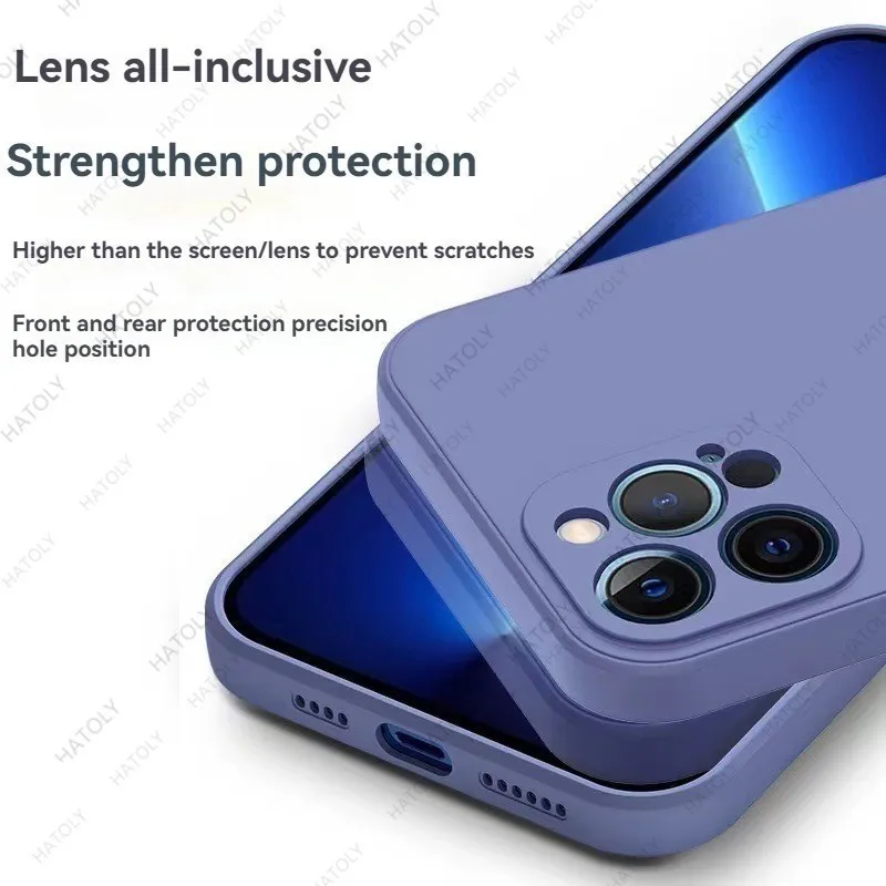 Liquid Silicone Soft TPU Cover for Honor Smartphones - For Honor X7d and 400 Smart Series