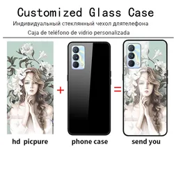 Personalized Glass Phone Case with Customizable Design and Photo - iPhone XS (Tempered Glass case)