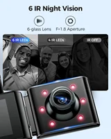 ⁦داش كام للرؤية الليلية شاشة ركن السيارة⁩ - الصورة ⁦3⁩