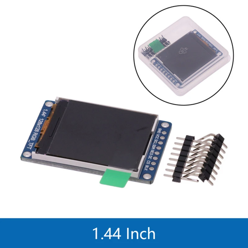 HD SPI 인터페이스 TFT 디스플레이 컬러 스크린 LCD 스크린, 1.44 인치, 1.8 인치, ST7735 드라이버 IC 호환