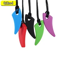 Baby Chew Necklace Baby Teether Food Grade Toddlers Chewy Toy Sensory Tool for Autism Therapy ADHD Special Needs Baby Care Toys 1
