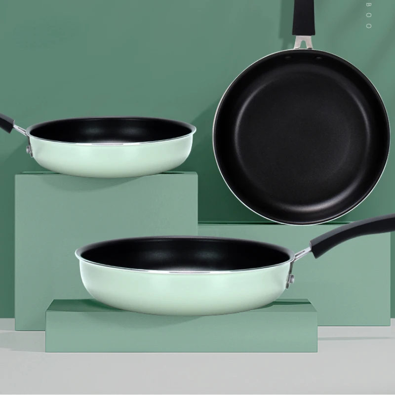

Egg Steak Frying Pan Saucepan Induction Cooker Gas Stove Kitchen Aluminum Non-stick Cooking Pot Pancake Ollas De Cocina Cookware