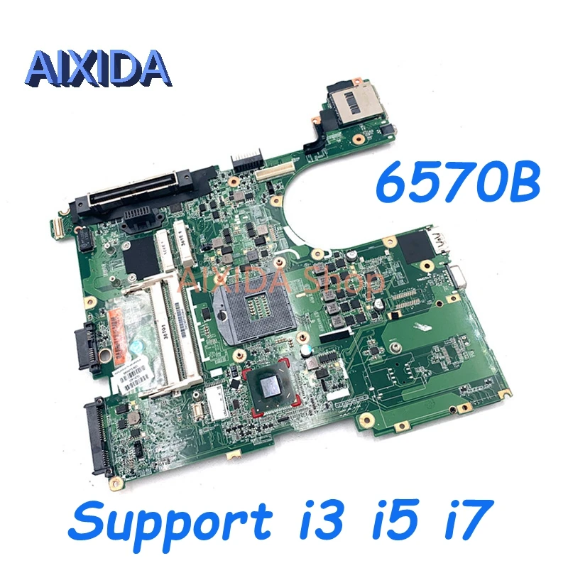 

Оригинальная материнская плата AIXIDA 686973-601 686973-001 для ноутбука HP Probook 6570B, материнская плата SLJ8E HM76 DDR3, полностью протестирована