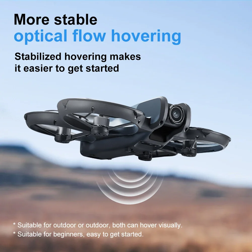 Mini Drone V666 4K HD WiFi FPV RC Quadricoptère avec Caméra 120°