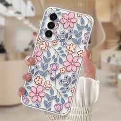 Floral Full Print Clear Silicone Phone Case - Galaxy Note10+ (Clear - LYH437)