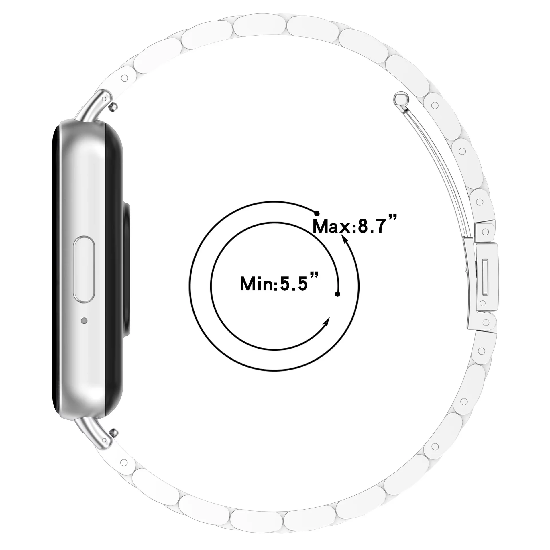 Stainless Steel Replacement Band Bracelet - Metal Wristband Accessories