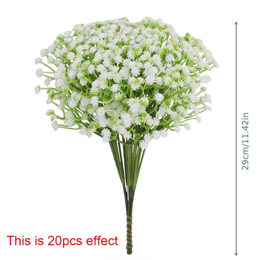 20/10Pcs Artificial Baby's Breath Flower Bouquet