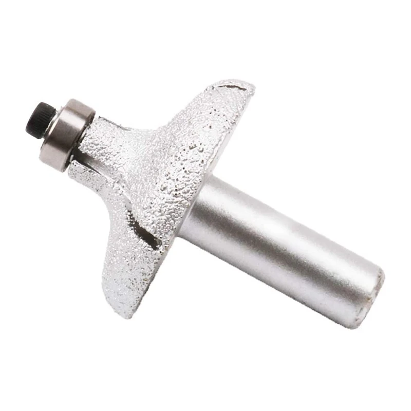 Diamond Router Bits 1/2 Inch Shank Brazed Profile Wheel For Quartz