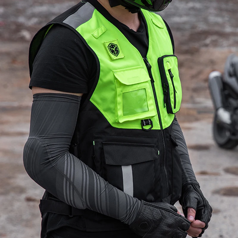 SCOYCO Motorcycle Reflective Vest Multifunctional Motocross Racing Vest Breathable CE Anti-fall Men Women Motorcycle Jacket