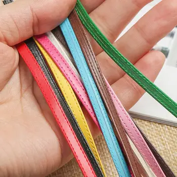 Alternative view of 50cm Mini Doll Waist Belts Colorful Pu Leather Handmade Belt For DIY Material Doll Bags Waist Belt Clothes Accessories Kids Toys