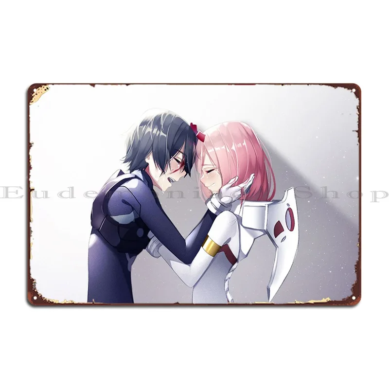 Hiro Zero Two Metal Platform Poster Club Bar Garage Cinema Design Bar Cave Tin Sign Poster