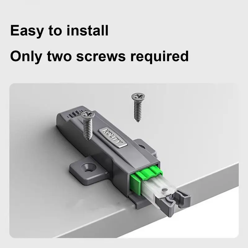 Push Latch Rebound Self-Locking Device Heavy Duty Door Rebound Latch Multi-Purpose Self-Locking Bouncer For Cabinet Doors