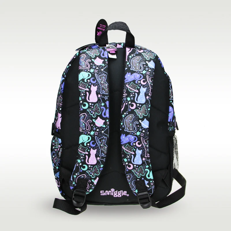 Australia original Smiggle children's hot-selling schoolbag female cute high-quality backpack star cat 16 inches 5