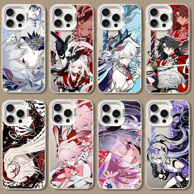 Honkai Star Rail Evanescia Sparkle Cartoon Phone Case - Durable Hard IMD Casing