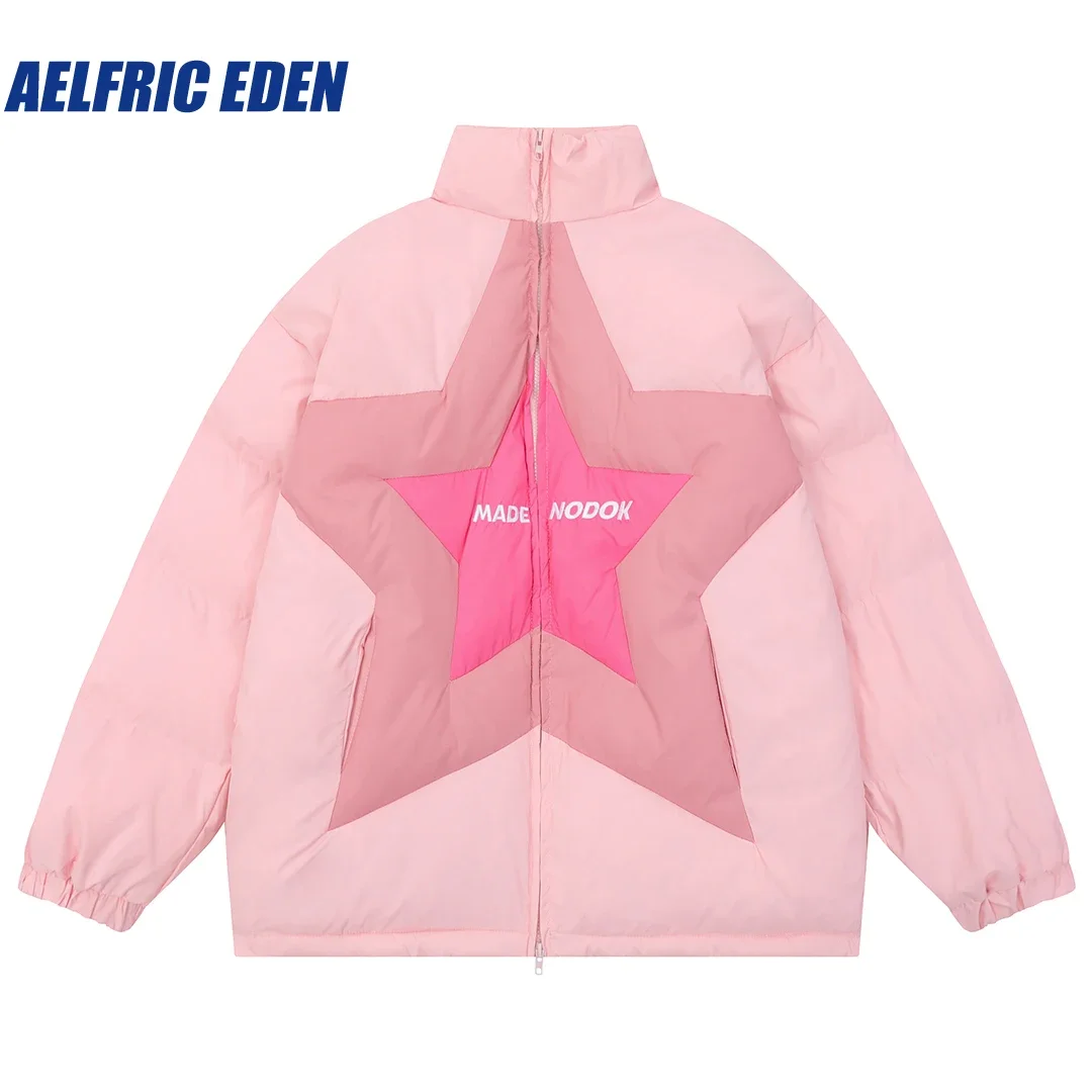 

Aelfric Eden Animal Print Hoodie Jacket 2023 Girl Star Japanese Hip Hop Vintage Streetwear Coat Harajuku Cotton Loose Coat Parks