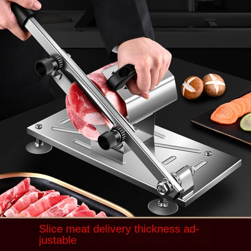 

Lamb roll slicer Kitchen small portable frozen meat cutter, meat planer, manual vegetable cutter, slicer kitchen tools