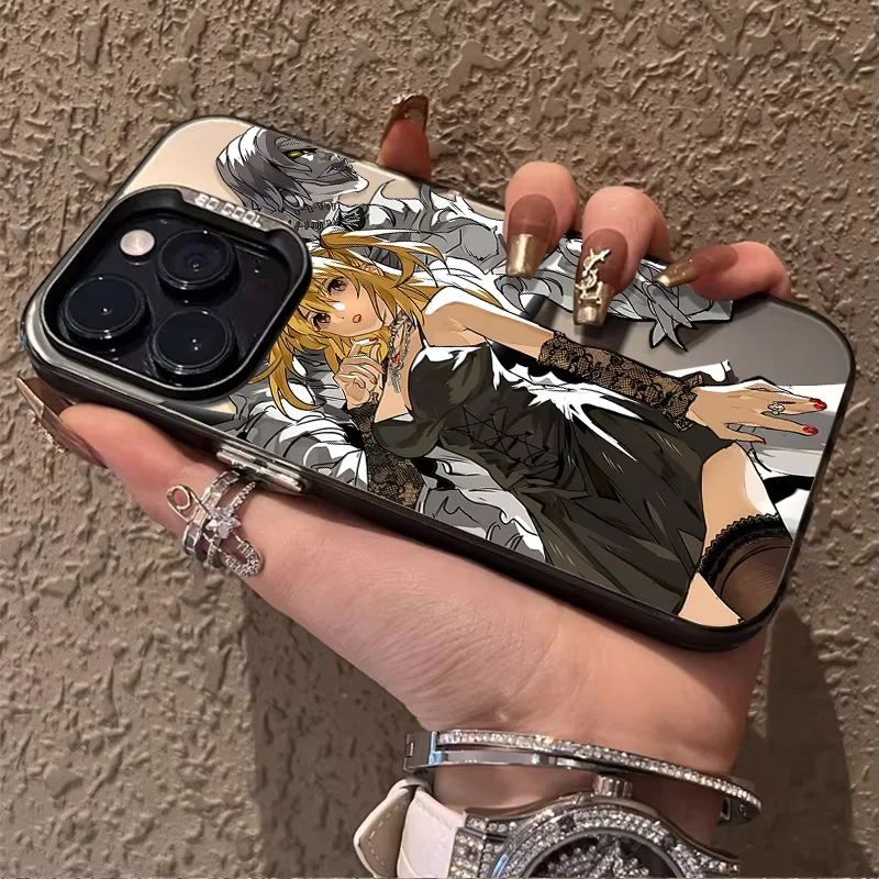 Stylish Anime-Inspired Death Note Phone Case Featuring Misa and Light Yagami