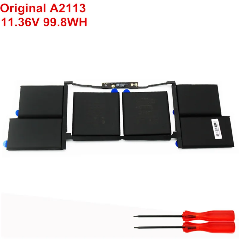 

New Genuine A2113 Battery Laptop For Apple Macbook Pro A2141 16'' Inch 2019 Year 610-00533 11.36V 99.8WH Original Lithium