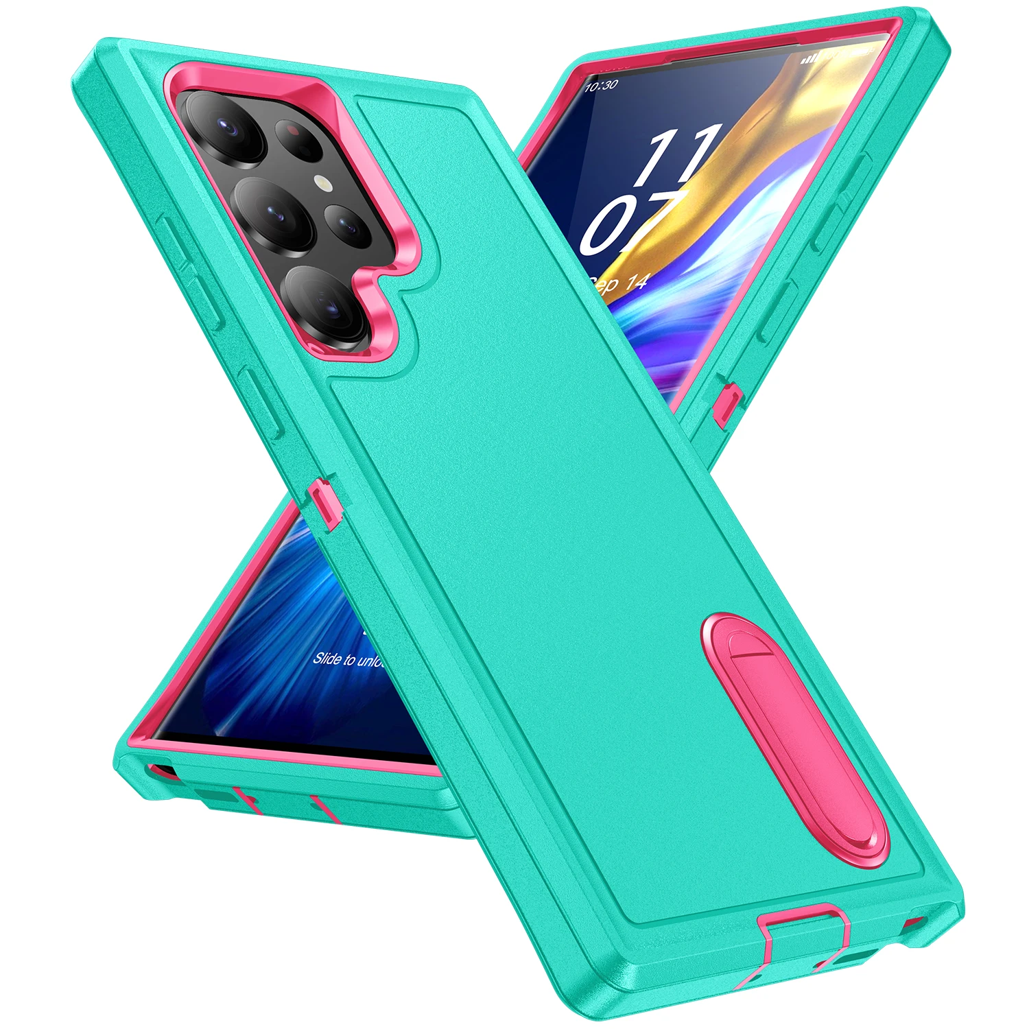 Enhanced Dual Layer Protective Phone Case - Sleek and Durable Back Cover