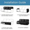 Elastic Recliner Sofa Cover Printed Slipcover Chair Sofa Protector Relax Armchair Stretch Couch Covers For Living Room 3
