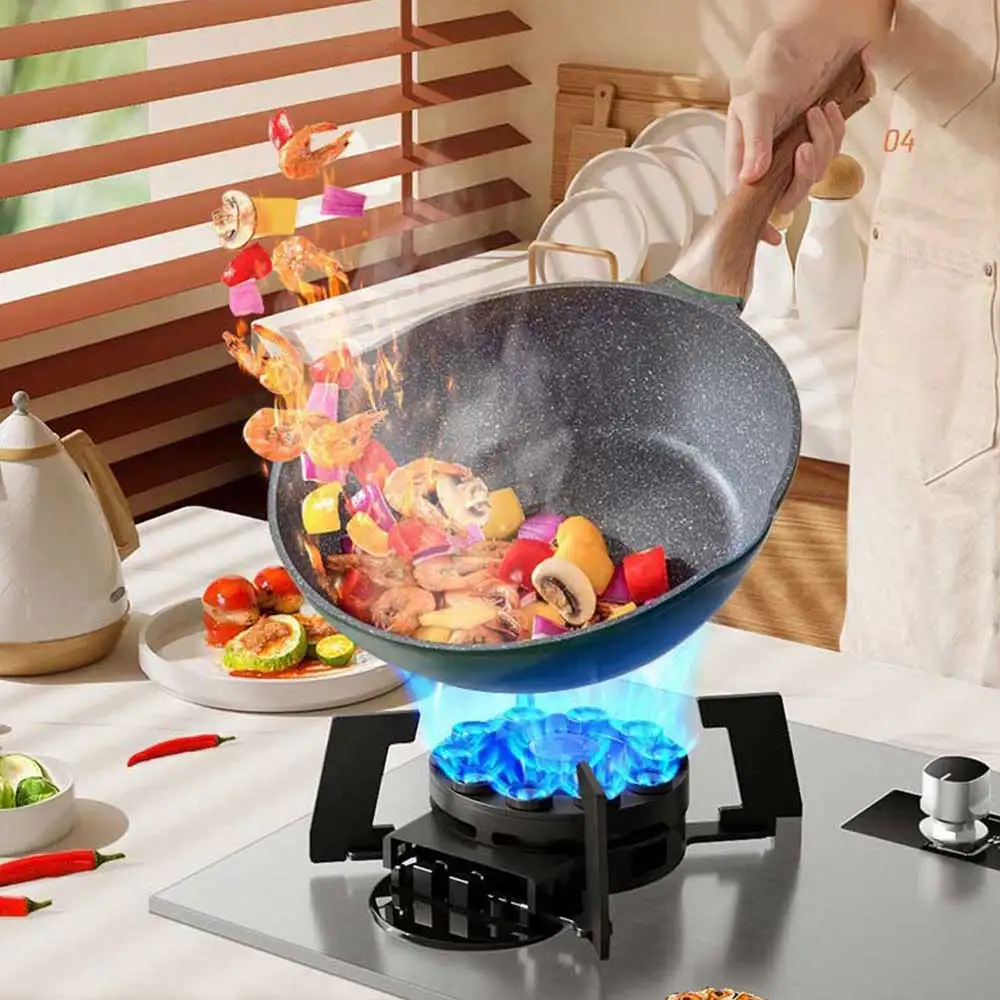 Household stainless steel stove, natural gas dual stove, embedded dual purpose gas foldable energy-saving stove