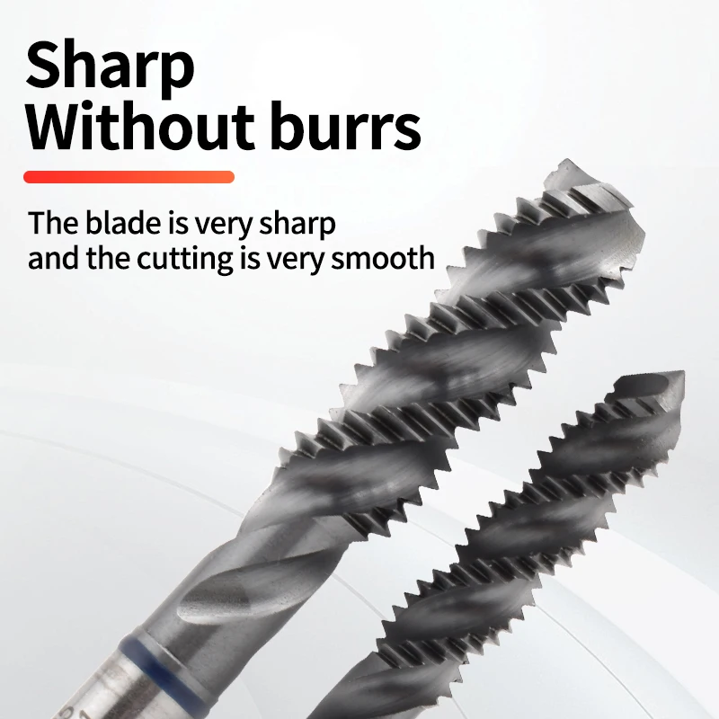 HSS-G JIS Standard Spiral Fluted Tap M2 M2.5 M3 M4 M5 M6 M7 M8 M10 M12 Machine Screw Thread Taps For