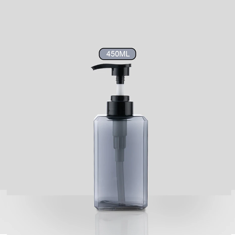 1000ml Square Refillable Pump Bottle for Shampoo, Conditioner, and Body Wash