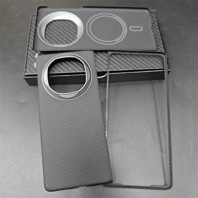 Carbon Fiber Magnetic Aramid Fiber Shockproof Protective Phone Case