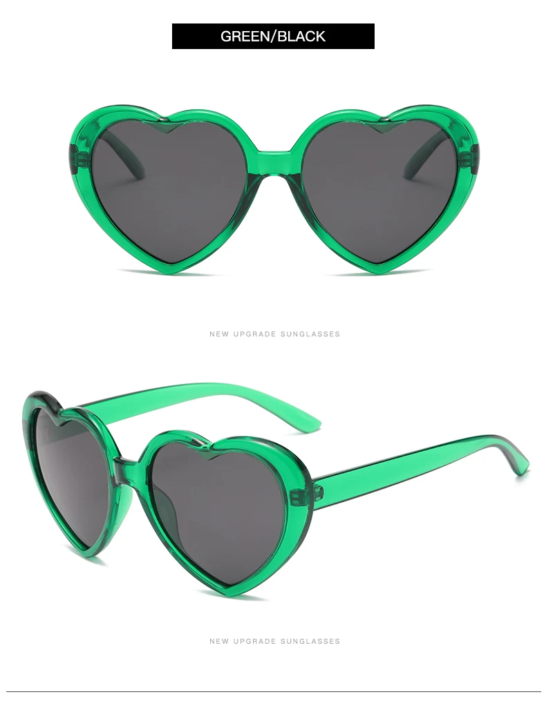 Radfahren Mode Polarisierte Fantasy Gradient Sonnenbrille Beliebte Pfirsich Herz Brillen Anti UV Sonnenbrille Bunte Regenbogen Design – Detail 7