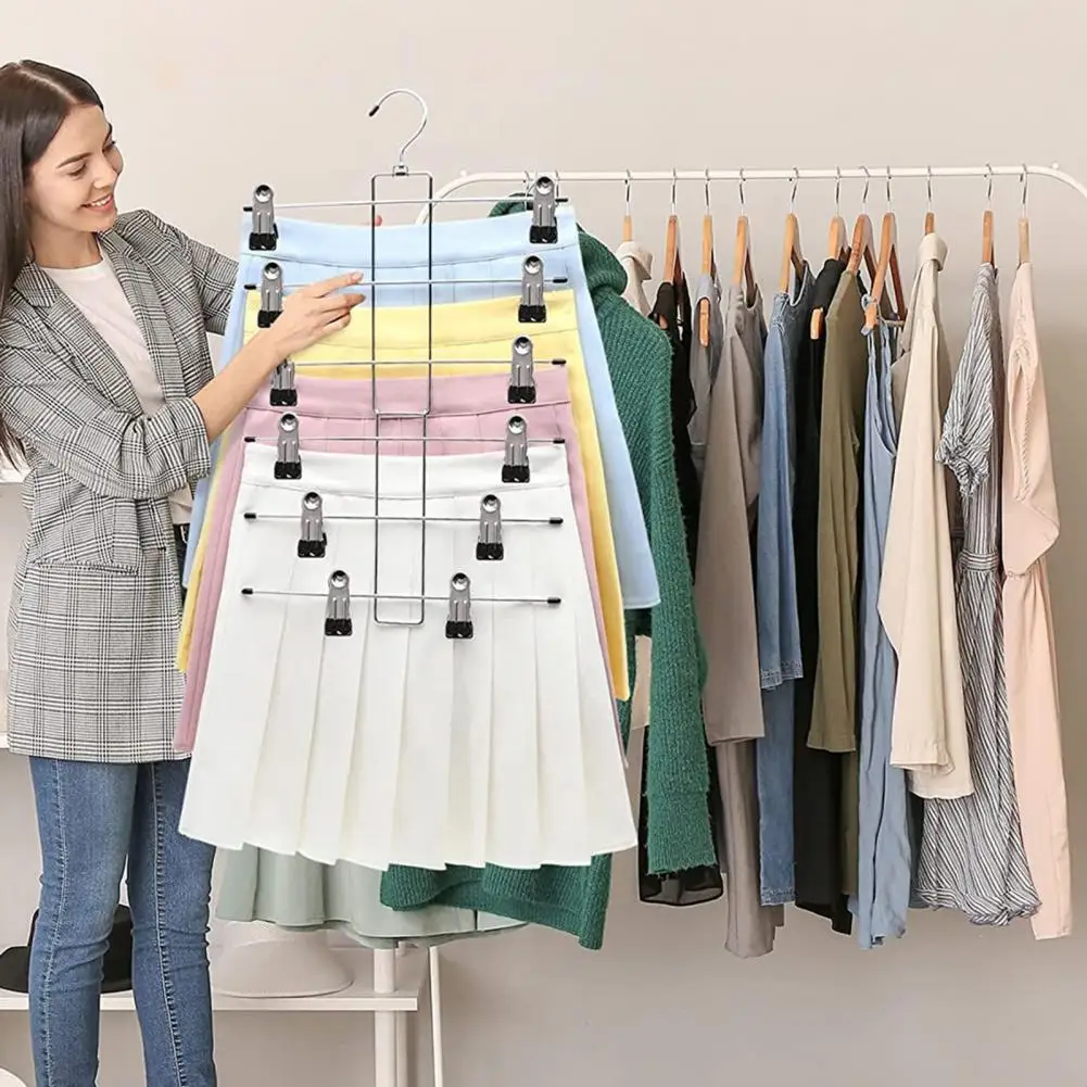 

Non-deforming Stainless Steel Hanger Durable Stainless Steel Closet Organizers for Pants Organization for Organization