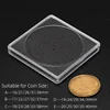 Half Dollar Coin Organizer Boxes 30Pcs/Set Coin Snap Holders Silver Dollar Coin Holders Collection Display Acrylic Cases 2