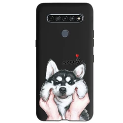 Cute Cat Butterfly Soft Silicone Shockproof Phone Case - 6.53'' Shell for LG K61 (200)