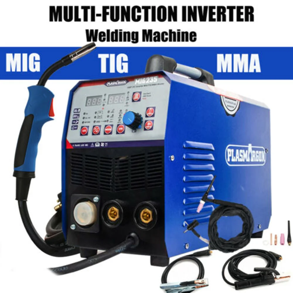 VEVOR In MMA/MIG/LIFT TIG Combo Welder 130 Amp 110Volt IP21S Welding