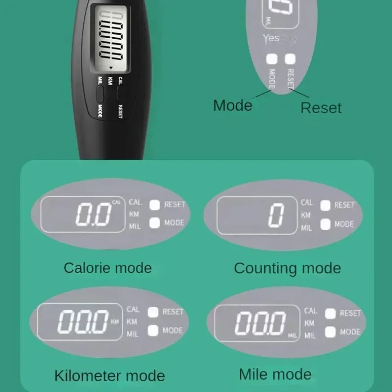 

Регулируемая гимнастическая веревка для фитнеса, оборудование со стальными шариками для прыжков, беспроводное оборудование для домашнего спорта, счетчик физических упражнений из ПВХ